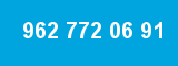 962 772 06 91 962 772 06 91